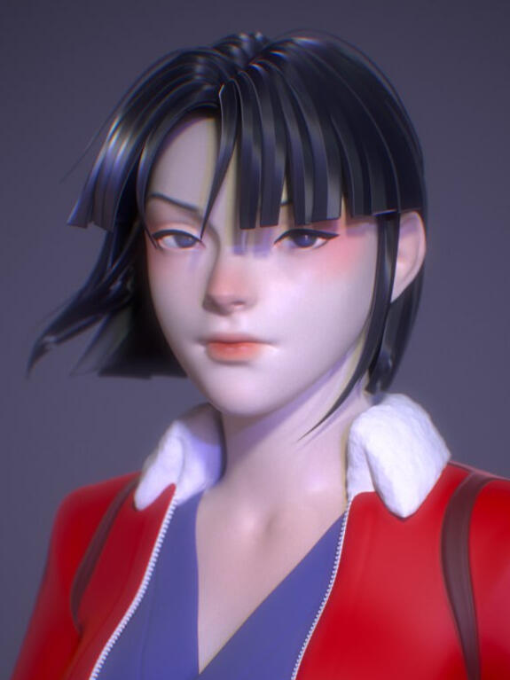 highpoly render without texturing