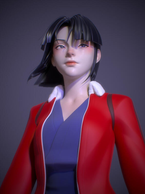 highpoly render without texturing