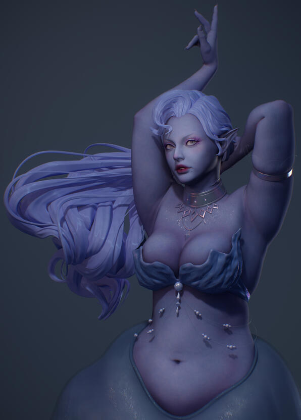 highpoly render with texturing